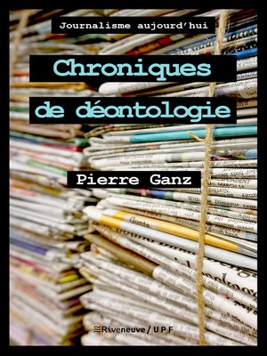 cover image of Chroniques de déontologie